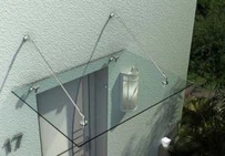 Zakřivená skleněná dvířka pro domácí nerezovou ocel